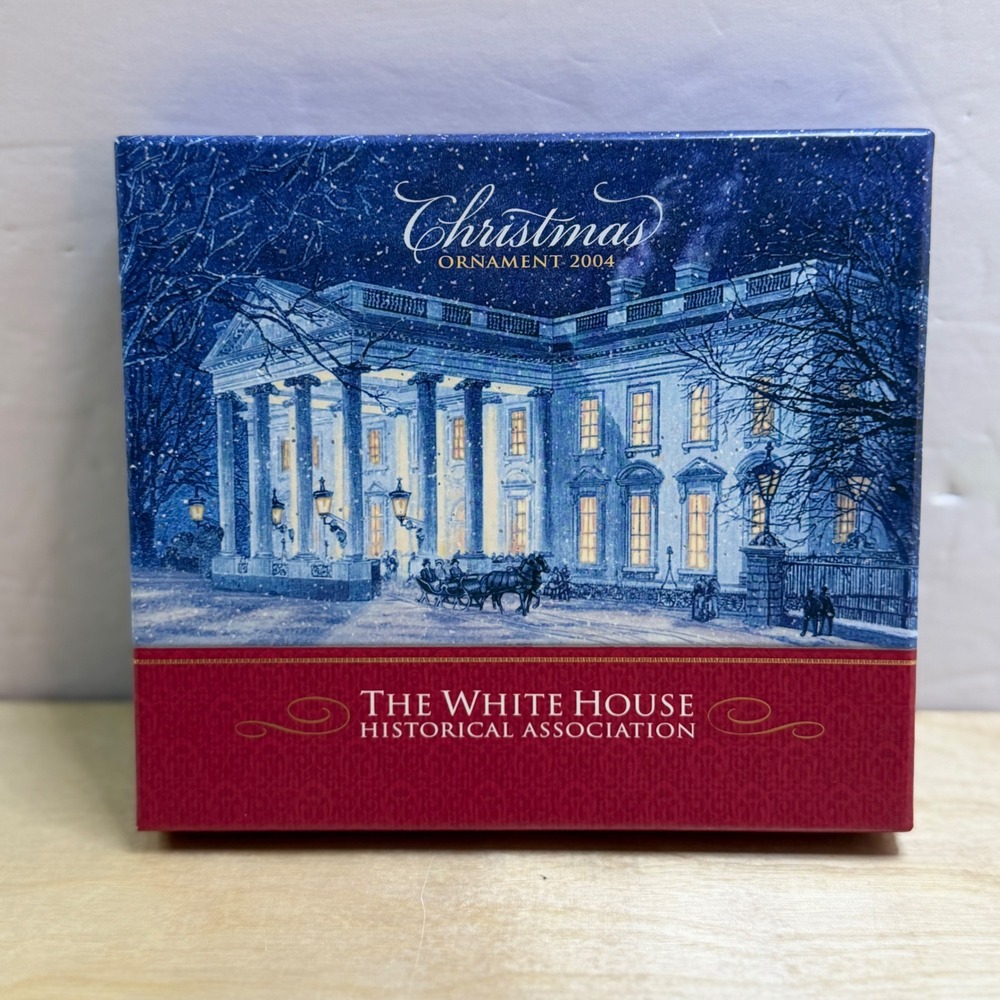 White House Historical Association 2004 Christmas Ornament Rutherford B Hayes